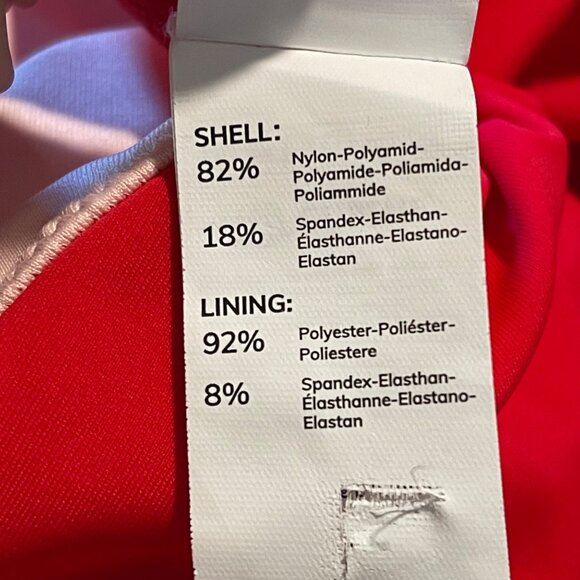 Cupshe Womens One Piece Swimsuit XL Red Square Neck Ruched Cutout Strappy - Picture 7 of 9